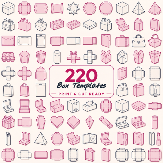 🥡 220 Box Template Bundle